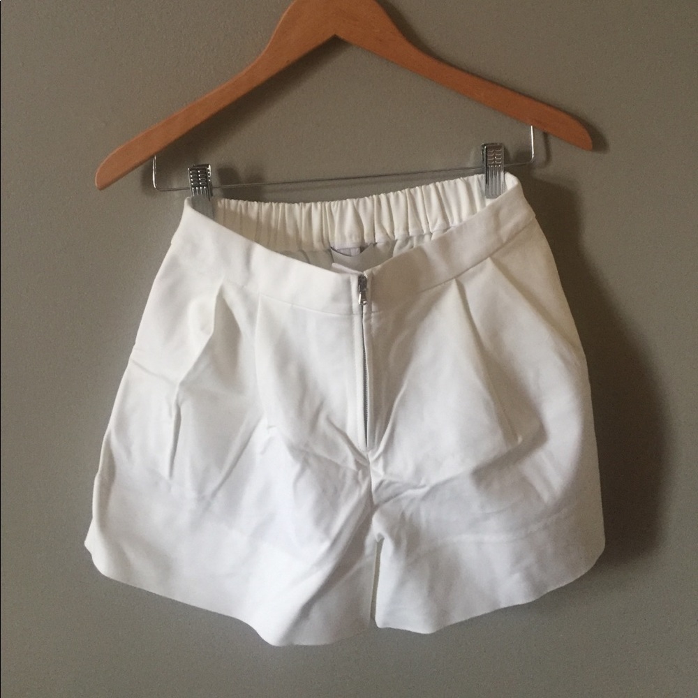 Phillip Lim High waisted cream colored shorts